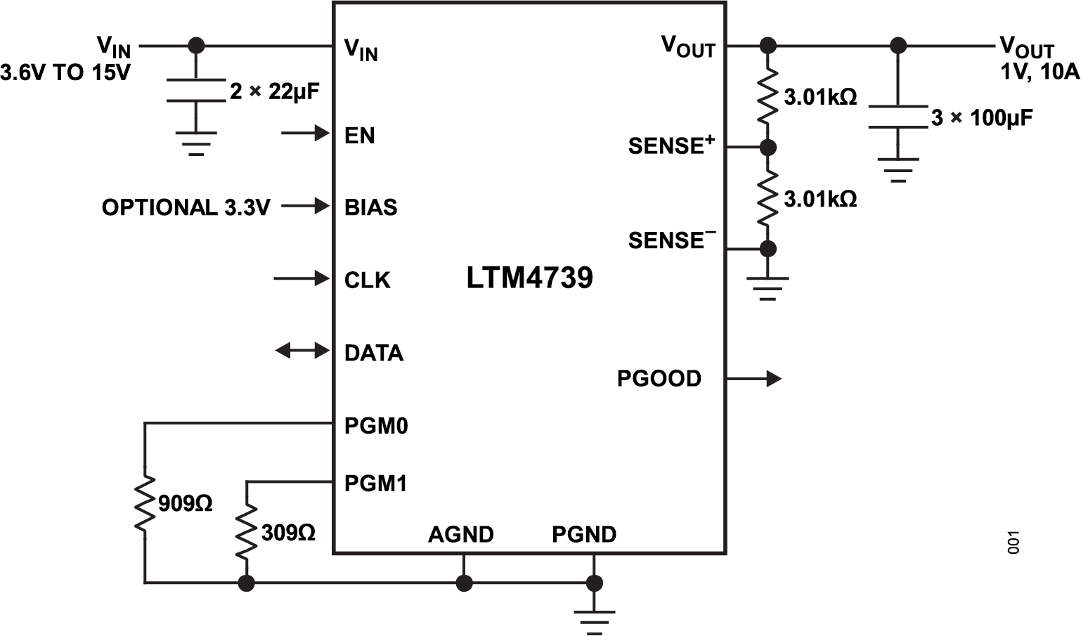 LTM4739 Typical Application