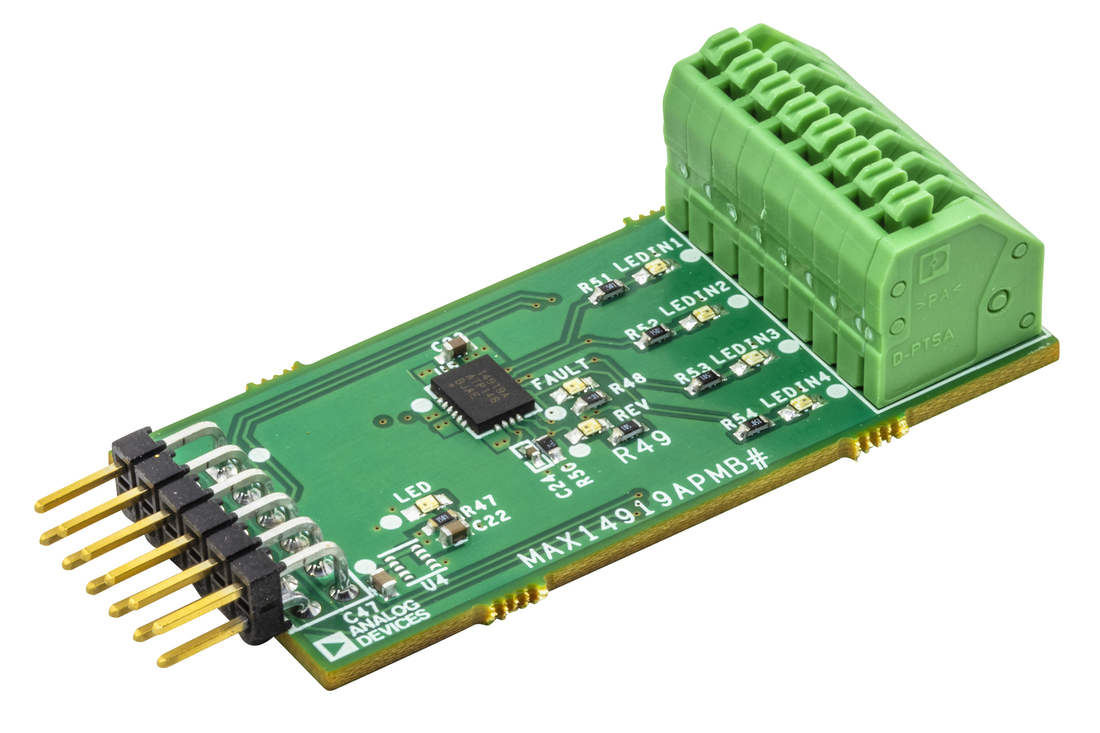 MAX14919AEVKIT Board Photo Angle View