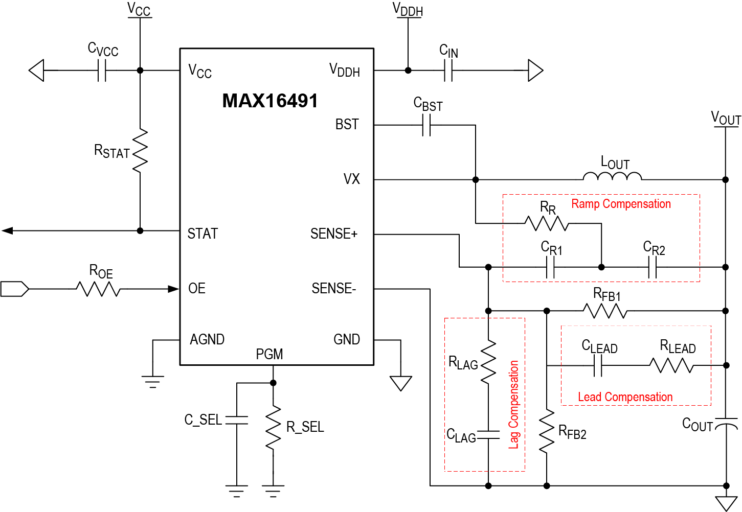 MAX16491 Basic Application Circuit