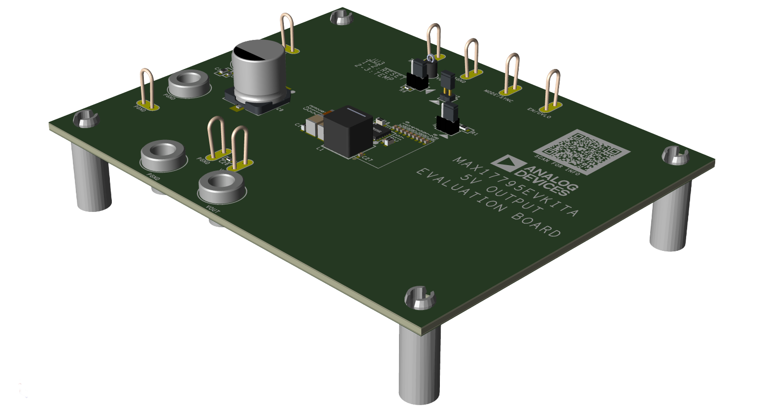 MAX17795EVKITA Board Photo Top View