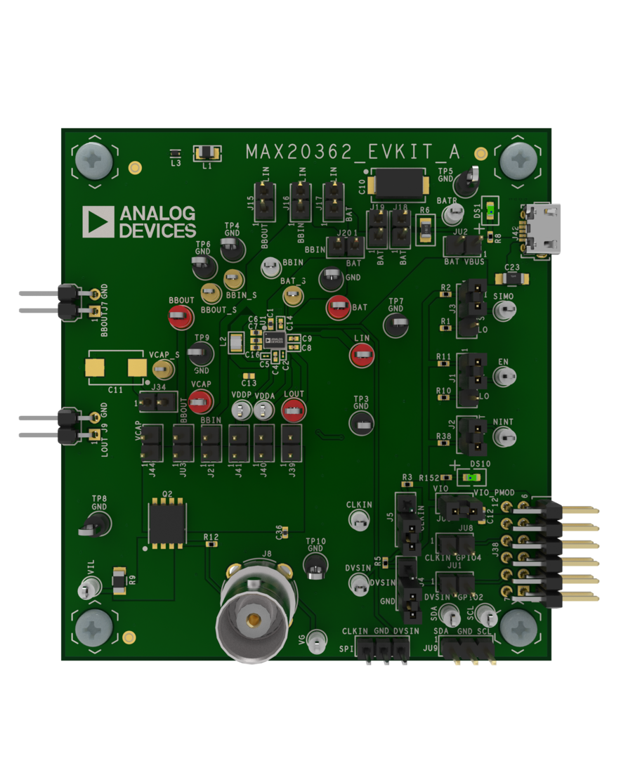 MAX20362EVKIT Top Evaluation Board