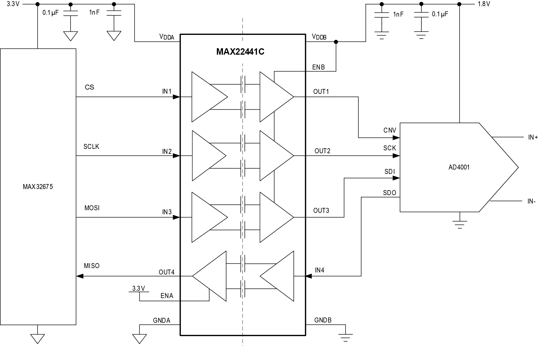 MAX22440 Typical Application Circuit