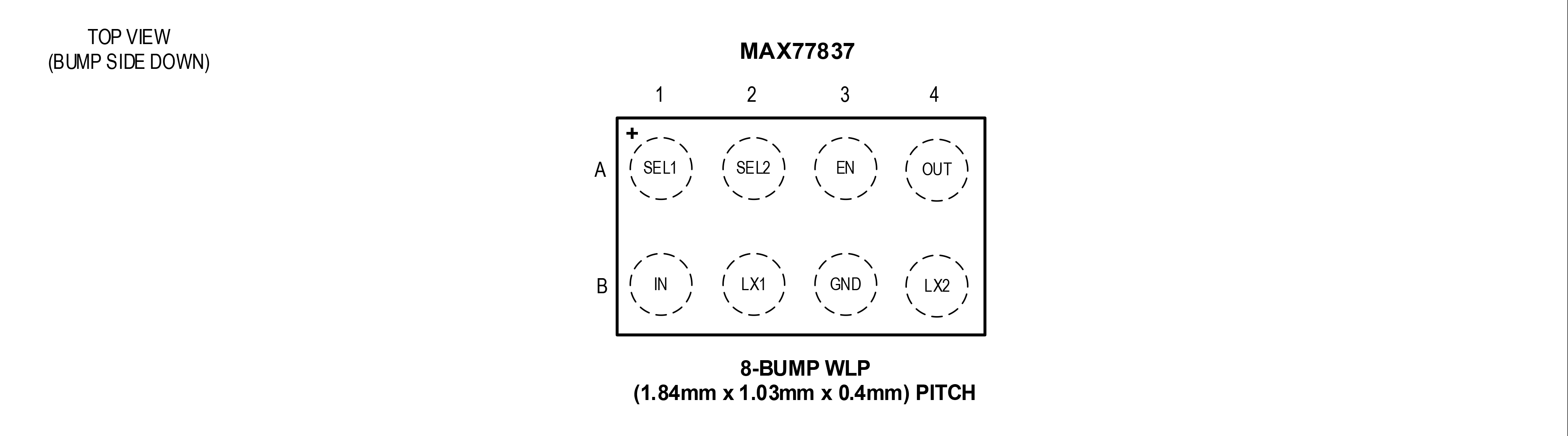 MAX77837 Pin Configuration