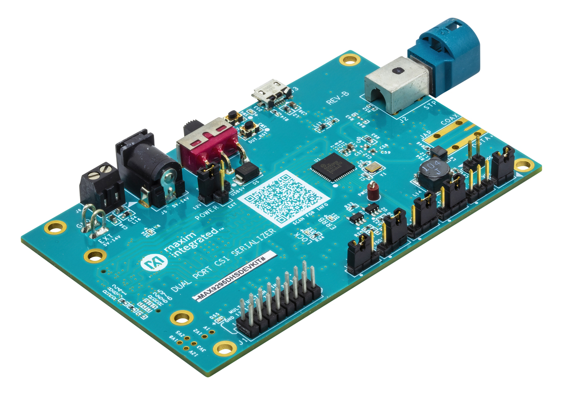 MAX9295DEVKIT Board Photo Angle View