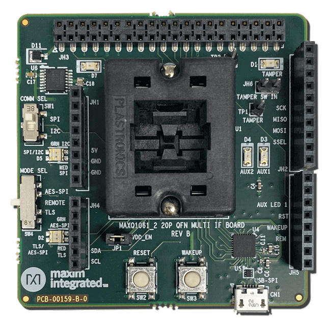 MAXQ1061EVKIT-MAXQ1062EVKIT evaluation board