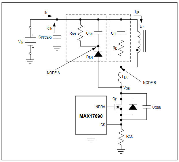 Figure 5. RCD snubber circuit.