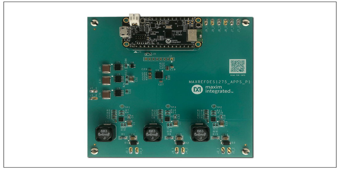 Figure 1. MAXREFDES1260 hardware.