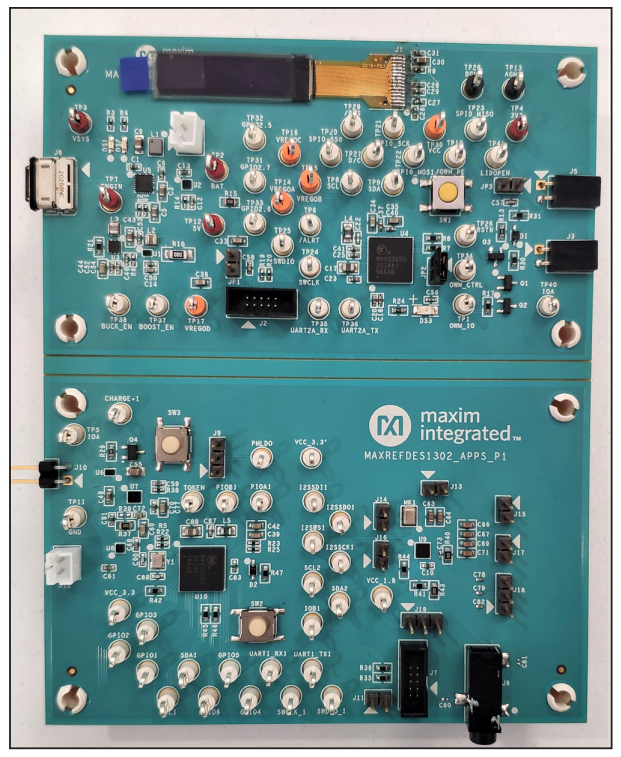 Figure 1. MAXREFDES1302 hardware.