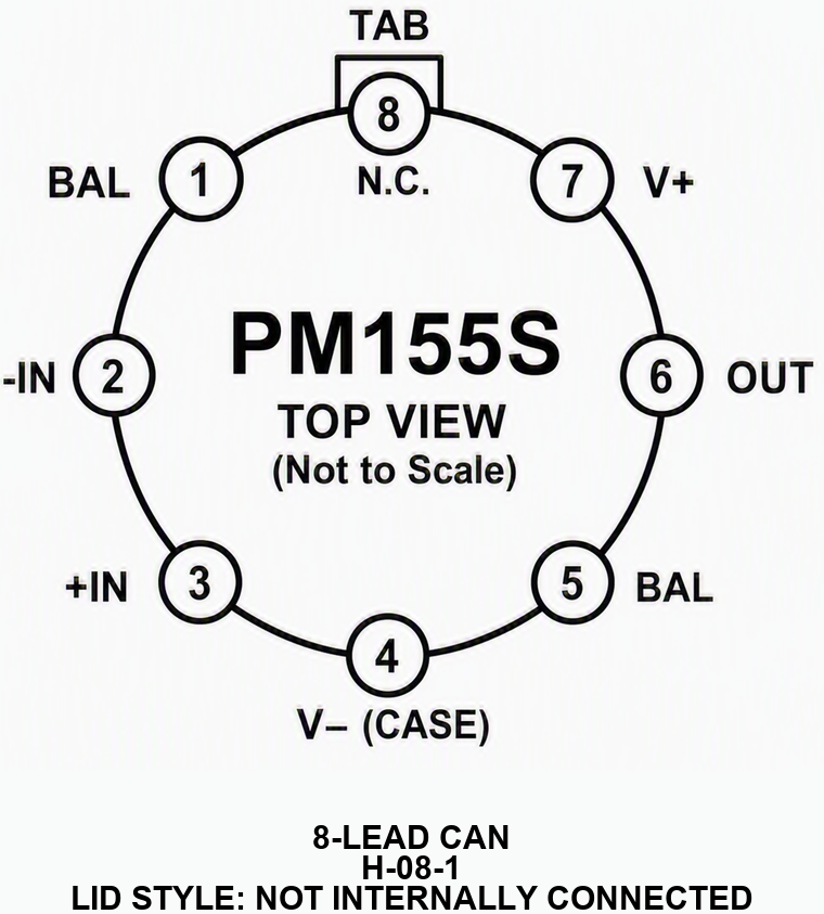 pm155s h-08-1 pin config