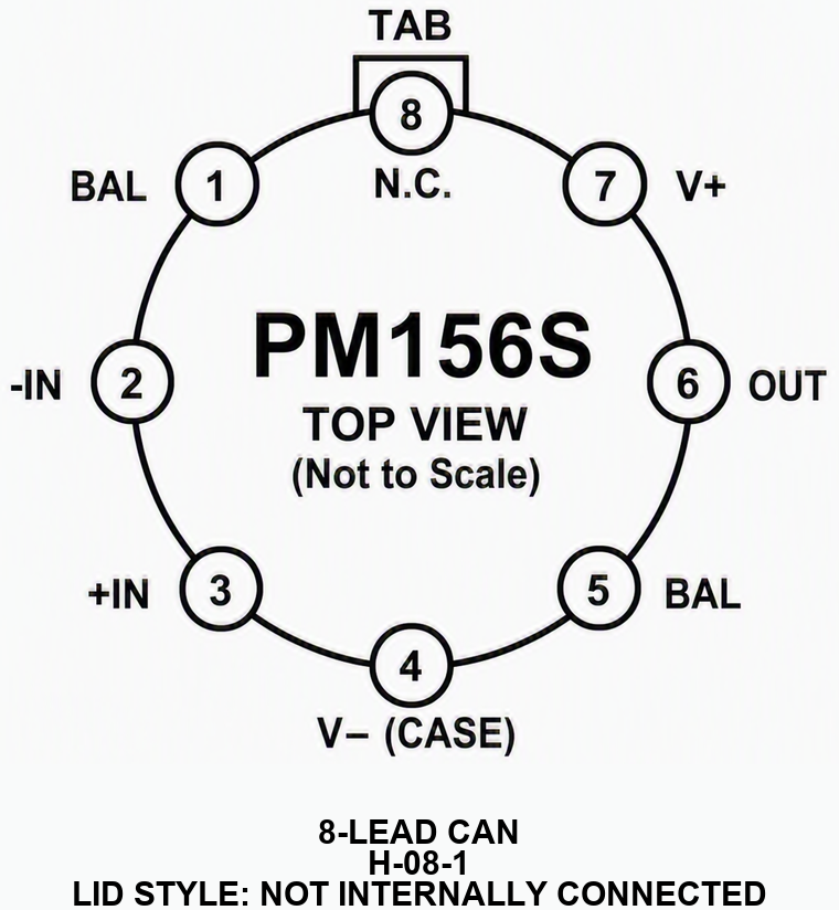 PM156S_H-08-1 Pin Configuration