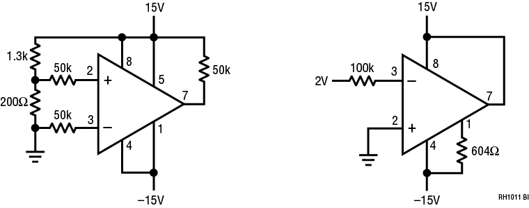 RH1011 Application Circuit