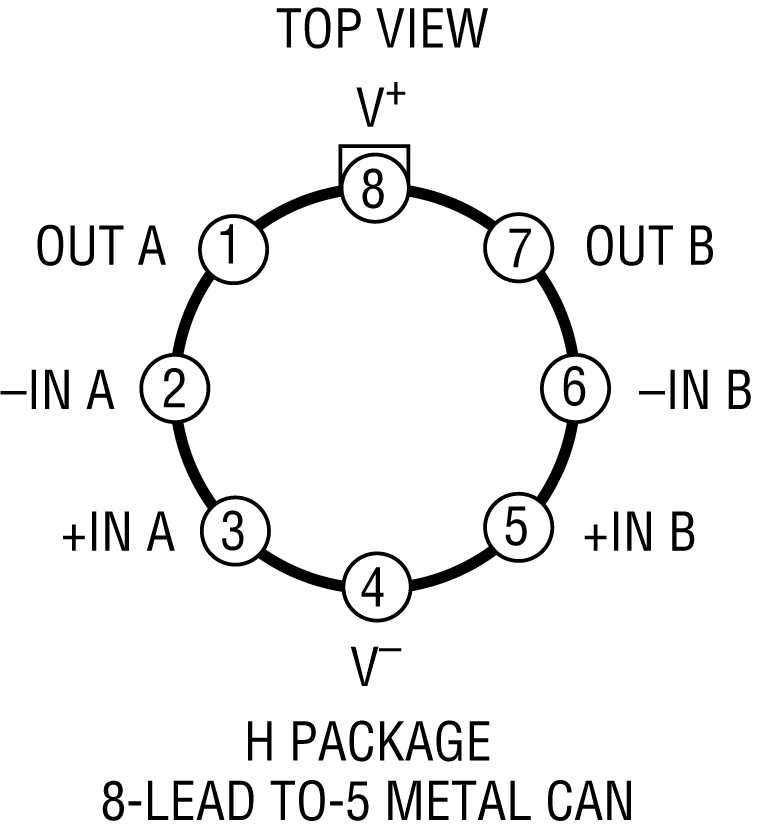 RH1078M Pin Configuration