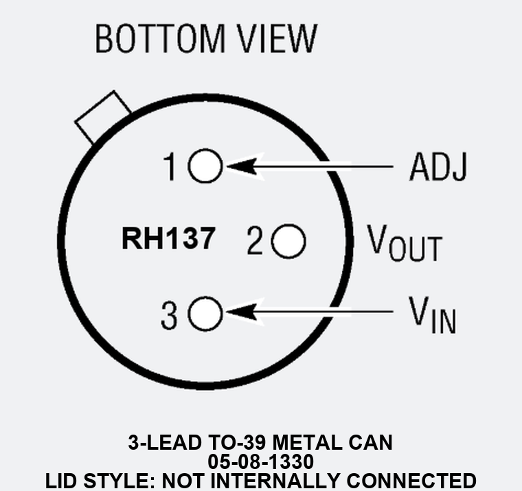 RH137_05-08-1330 Pin Configuration