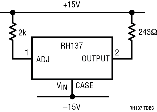 RH137 Total Dose Bias Circuit