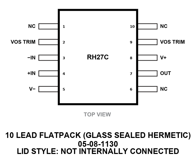 RH27C_05-08-1130 Pin Configuration