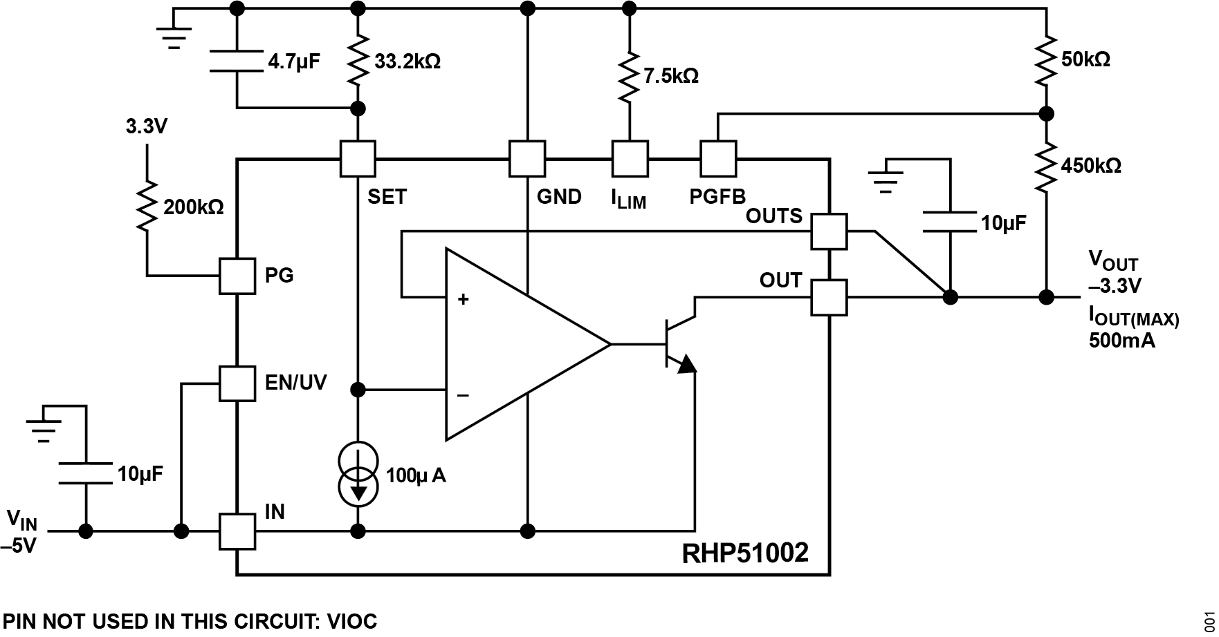 RHP51002 Typical Application Circuit