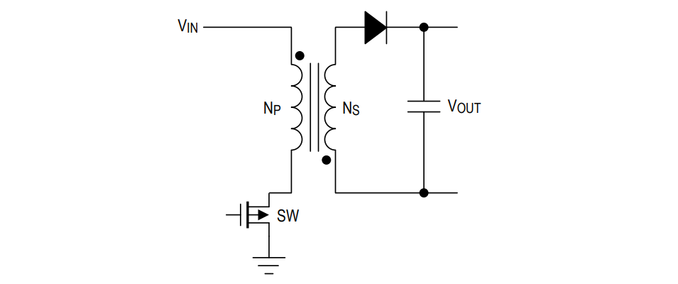 Figure 3. Simple flyback topology.