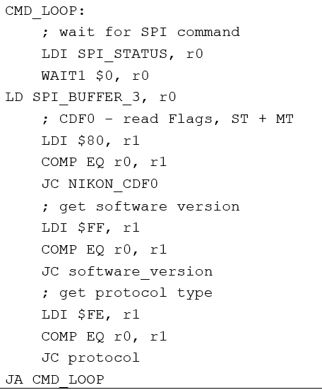 Figure 15. SPI Command Loop