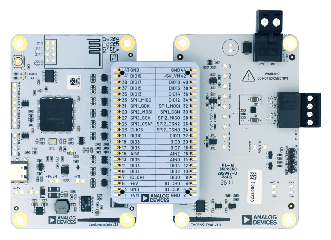 TMC5222-EVKIT Top Evaluation Board